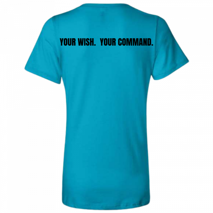 Success Summit Shirt in Teal Back View