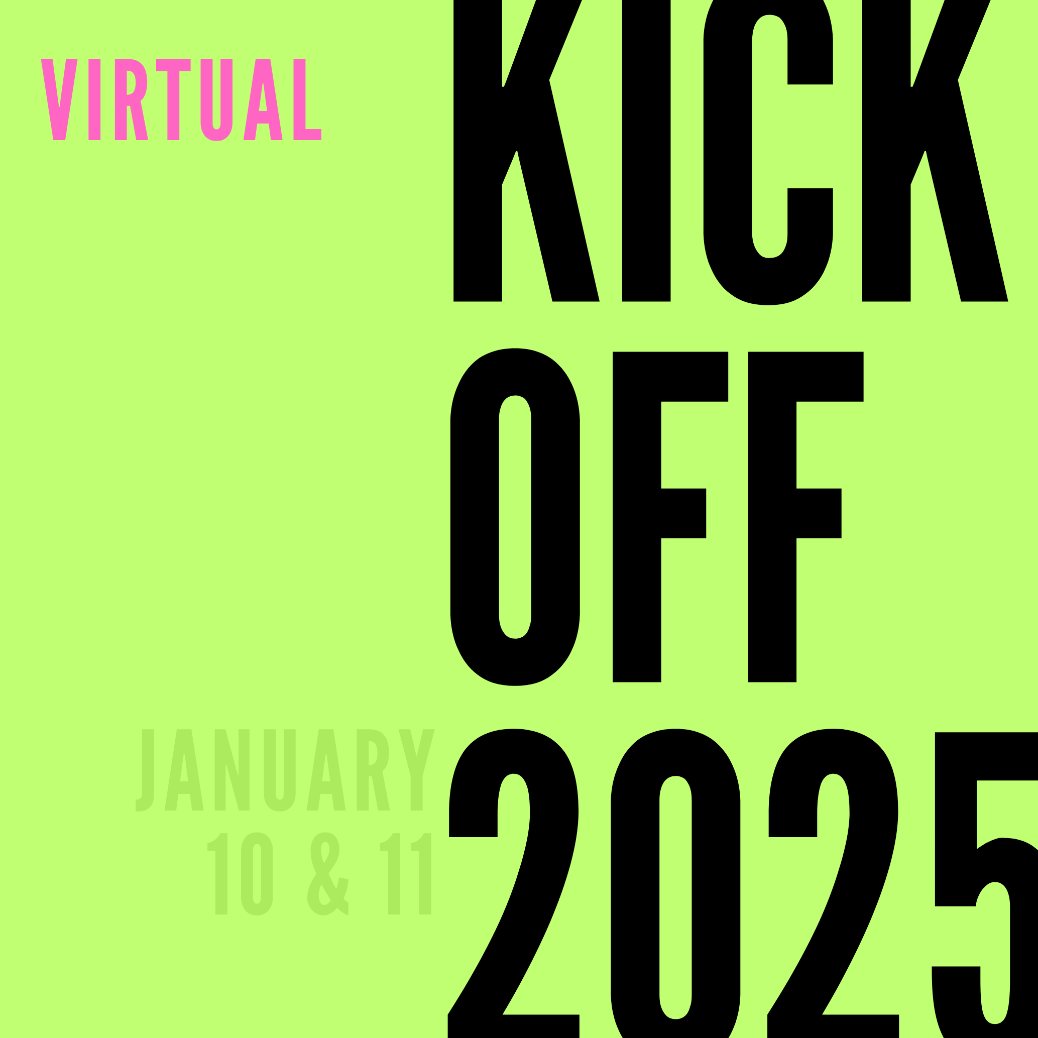 Kickoff 2025 Virtual