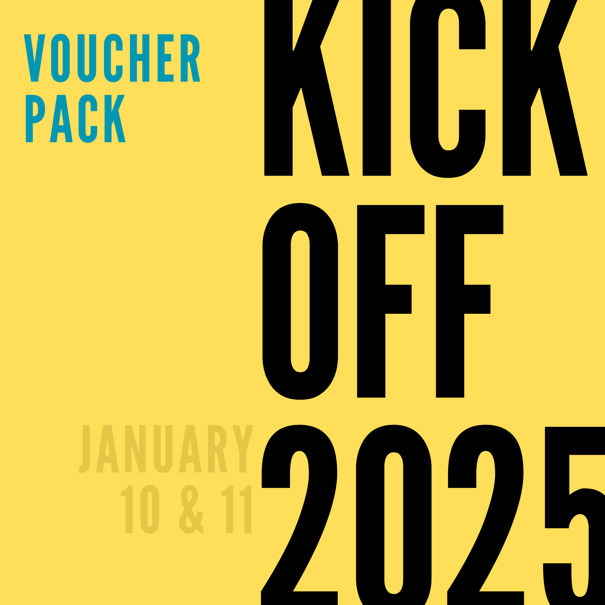 Kickoff 2025 Voucher Pack